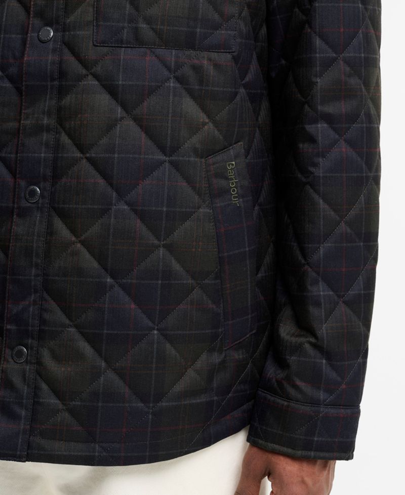 Men's Quilted Tartan Jacket