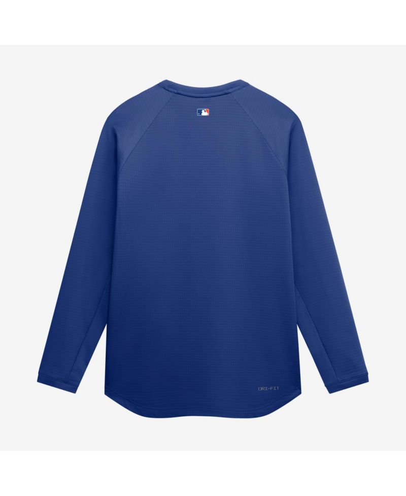 Men's Royal New York Mets Authentic Collection Raglan Dri-FIT Sweatshirt