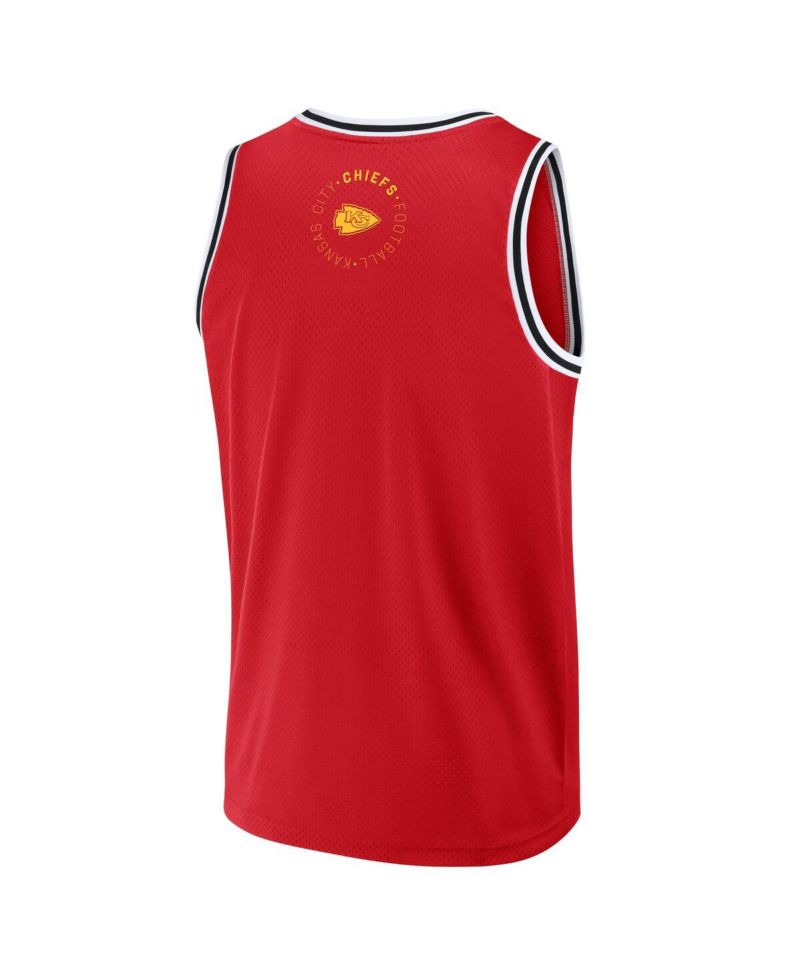 Men's Red Kansas City Chiefs Elements Future Ground Jersey Tank Top