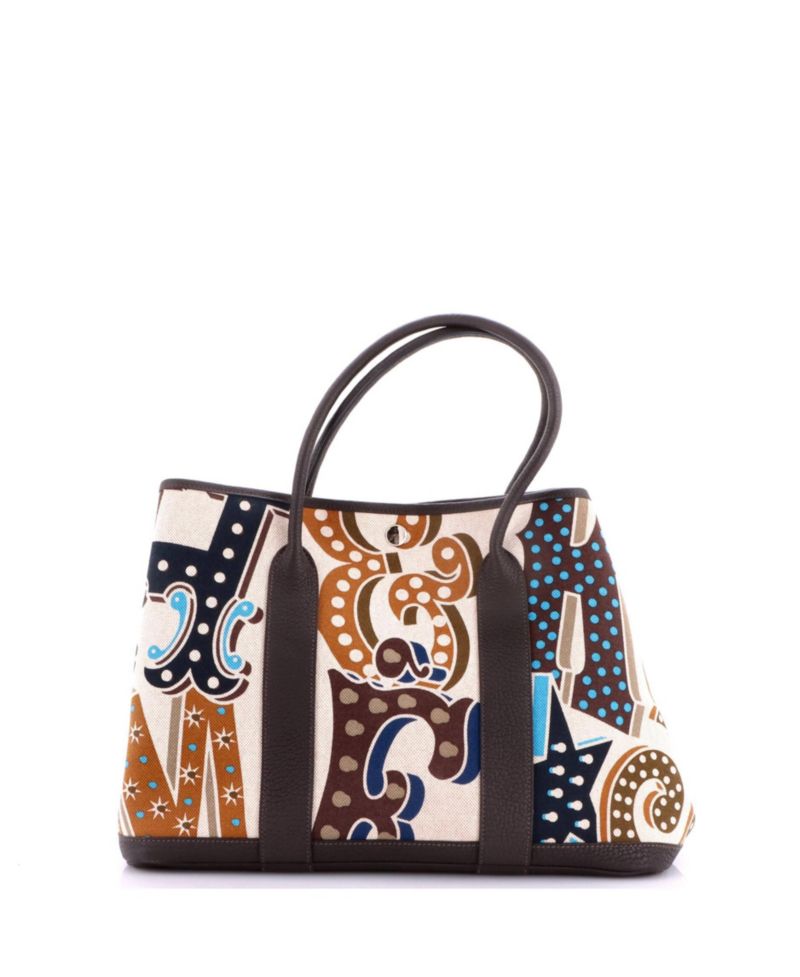 Electrique Garden Party 36 Printed Tote, 13.5"W x 10.5"H x 7"D