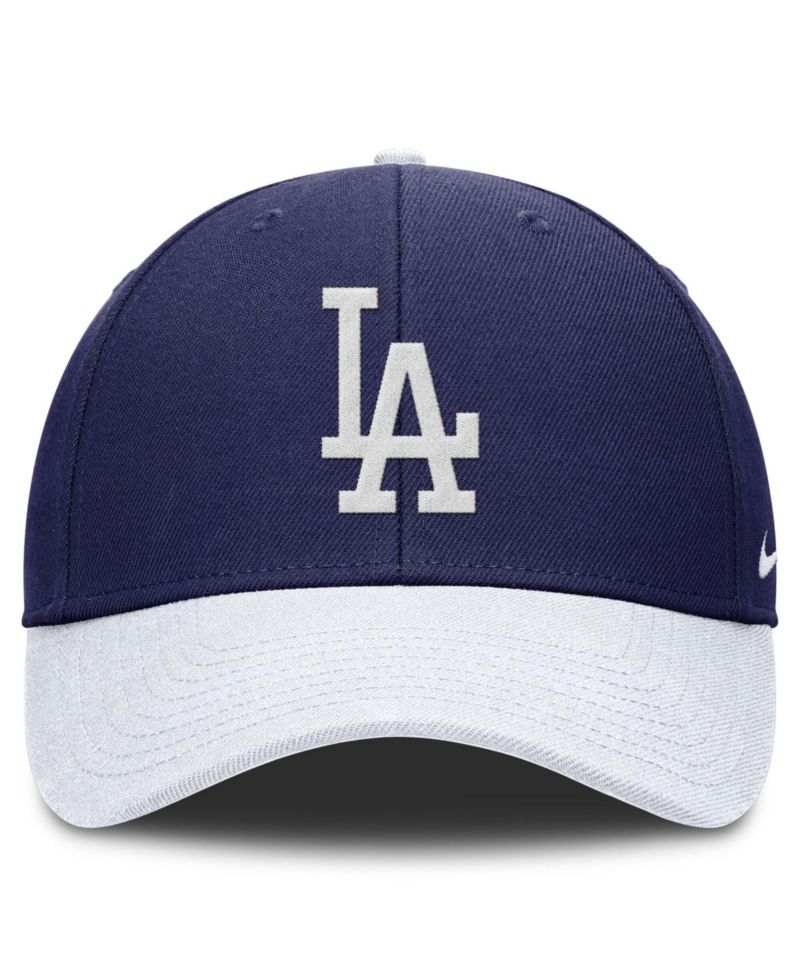 Men's Navy/White Los Angeles Dodgers Dri-FIT Club Adjustable Hat