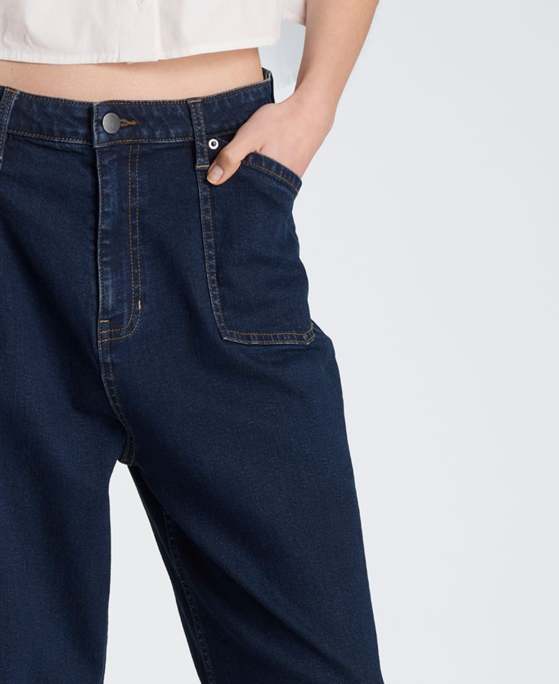 Women's High-Rise Barrel Leg Jeans