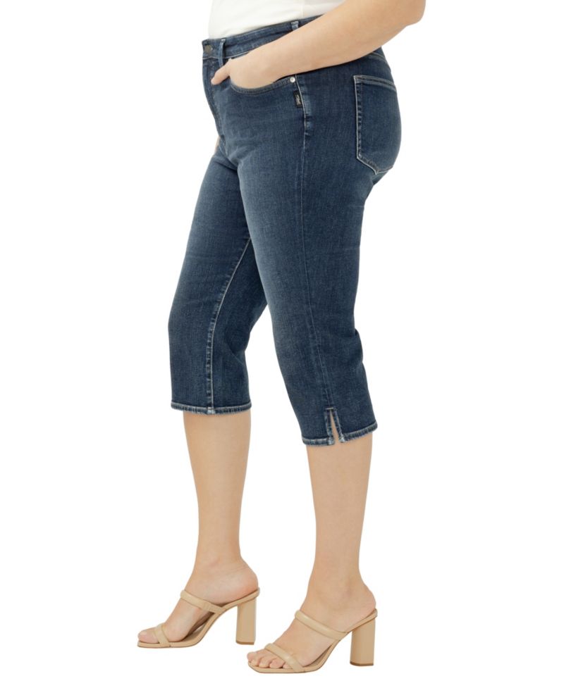 Plus Size Isbister High-Rise Capri Jeans