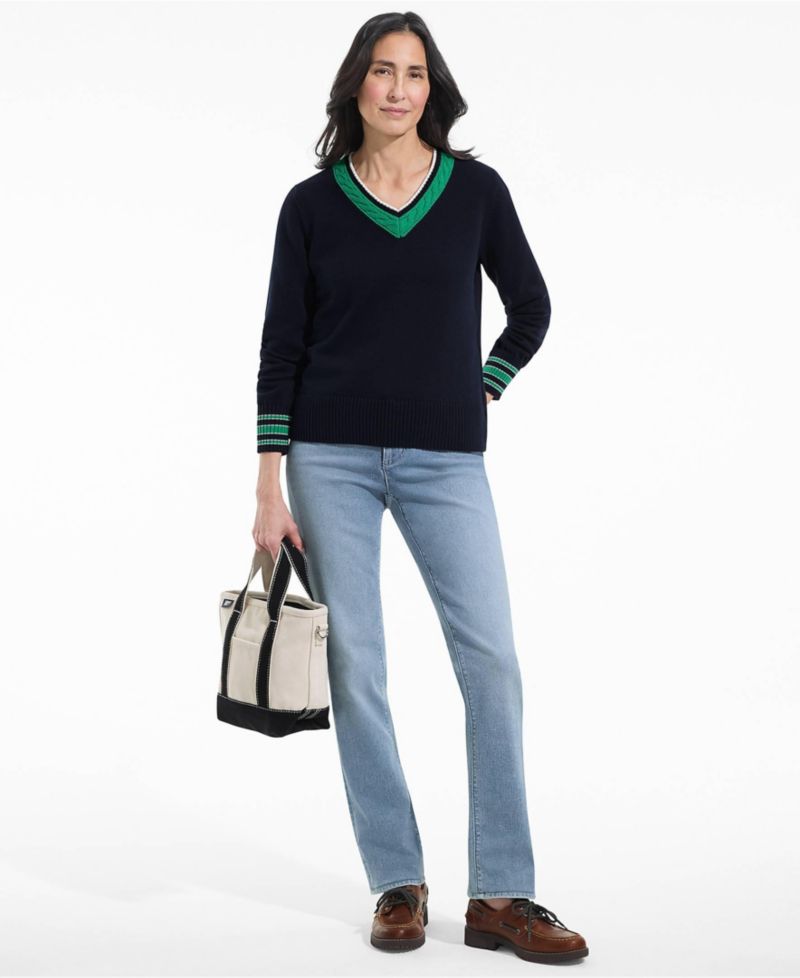 Petite Recover Mid Rise Straight Leg Blue Jeans