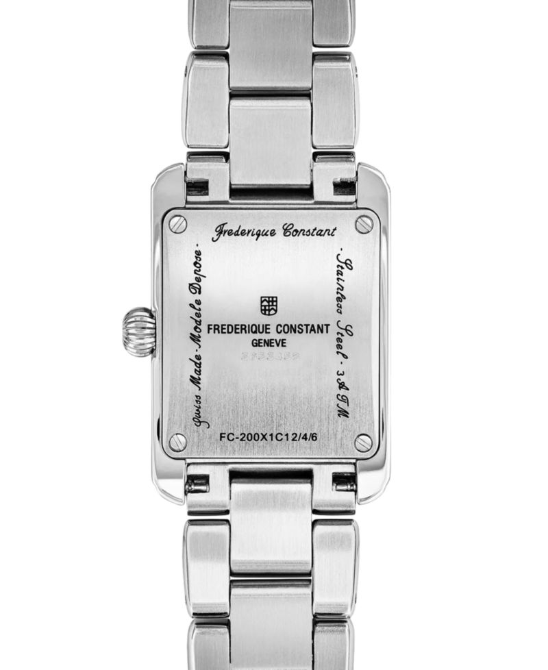 Women's Swiss Carree Stainless Steel Bracelet Watch 23mm