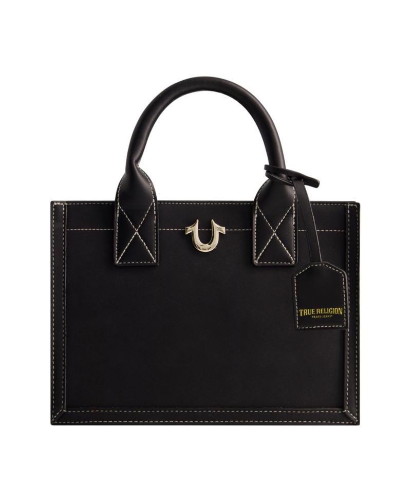 Modern Edge Suede Tote