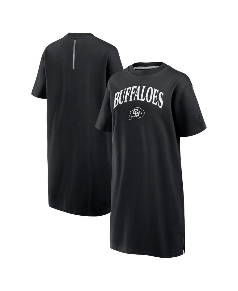 Women's Black Colorado Buffaloes Elements Go Tri-Blend T-Shirt Dress