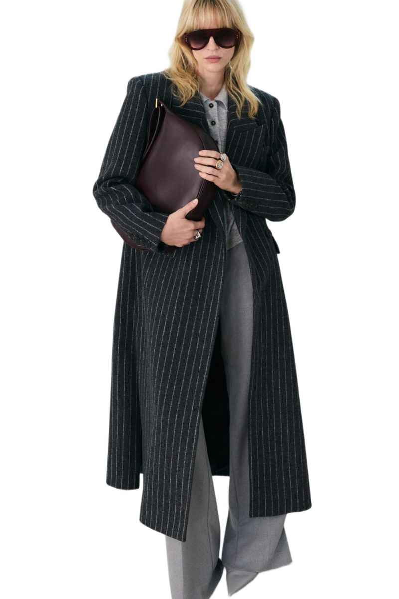 Women's Double Breasted Tailored Maxi Coat