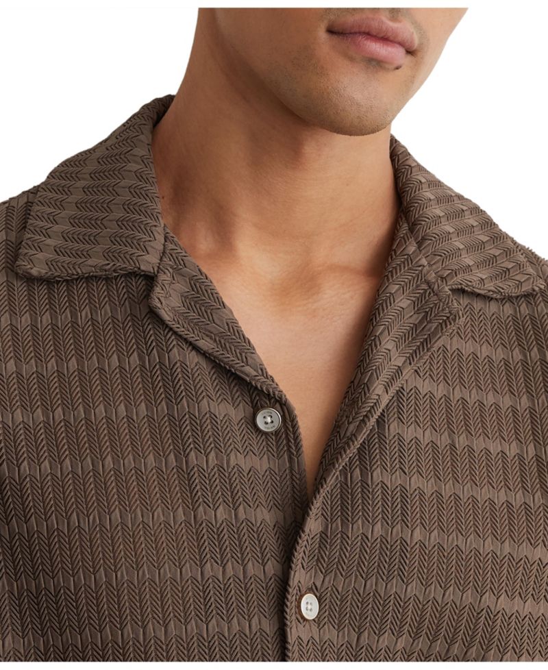 Men's Sid Crochet Cuban Shirt