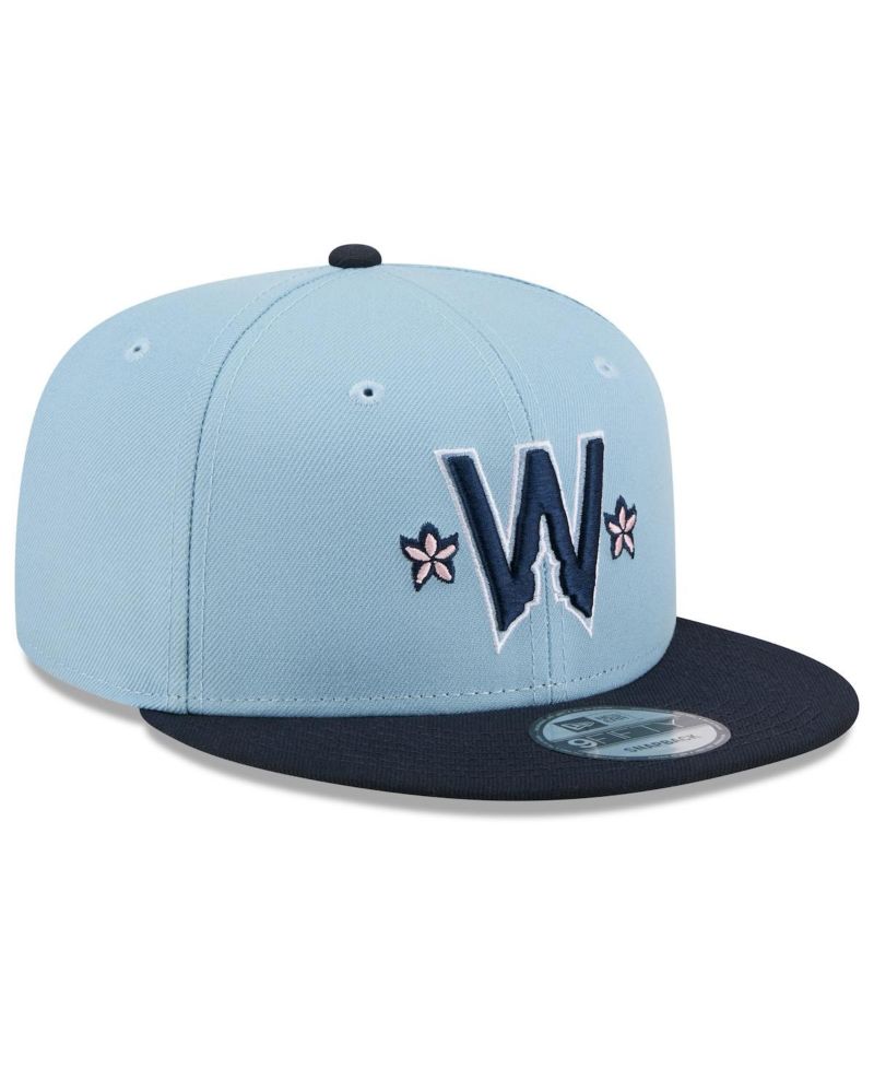 Men's Light Blue/Navy Washington Nationals 2025 City Connect 9FIFTY Snapback Hat