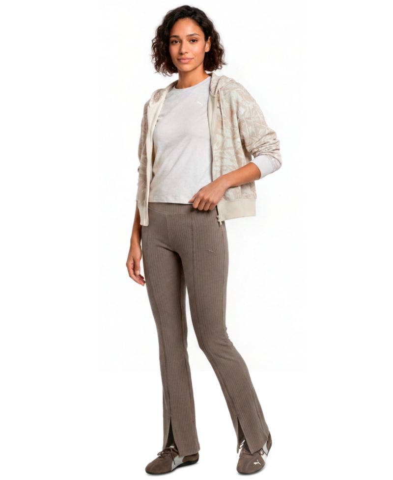 Women's Rib Flared Leggings