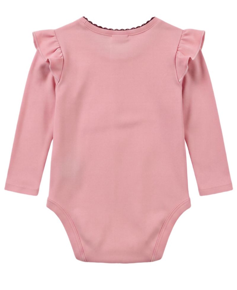 Baby Girls' Minnie Christmas Long-Sleeve Holiday Bodysuit and Pants, 2-Piece Set