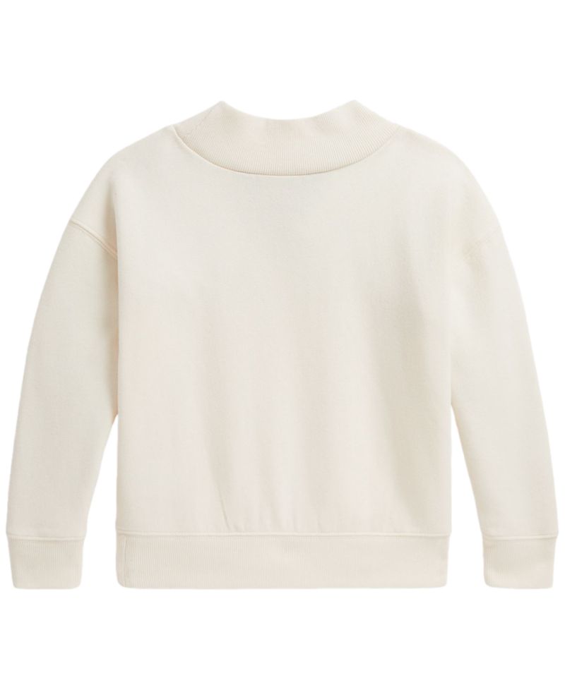 Girls' 2T-6X Polo Bear Fleece Boxy Sweatshirt