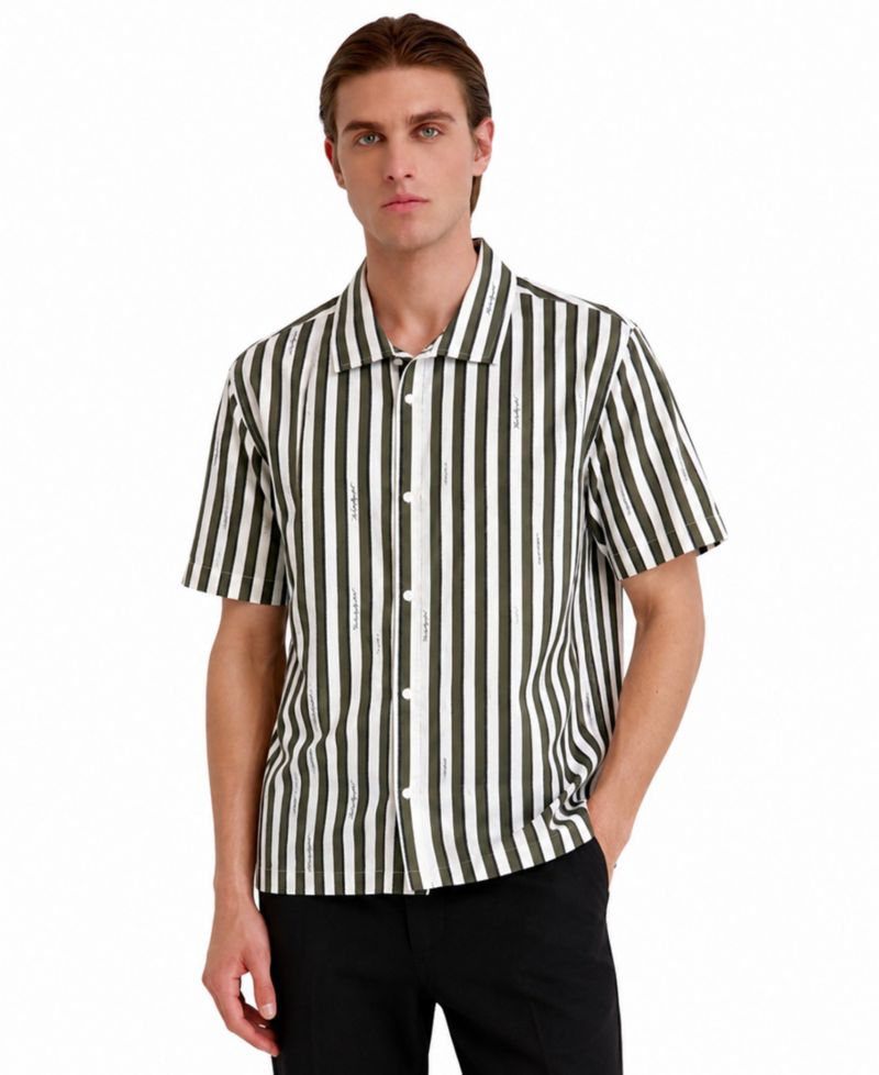 Men's Cotton Stripe Shirt