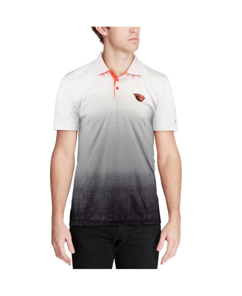 Men's Gray Oregon State Beavers Magic Team Logo Polo Shirt