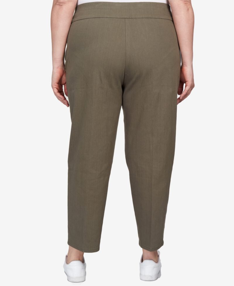 Plus Size Super Stretch Short Length Pants