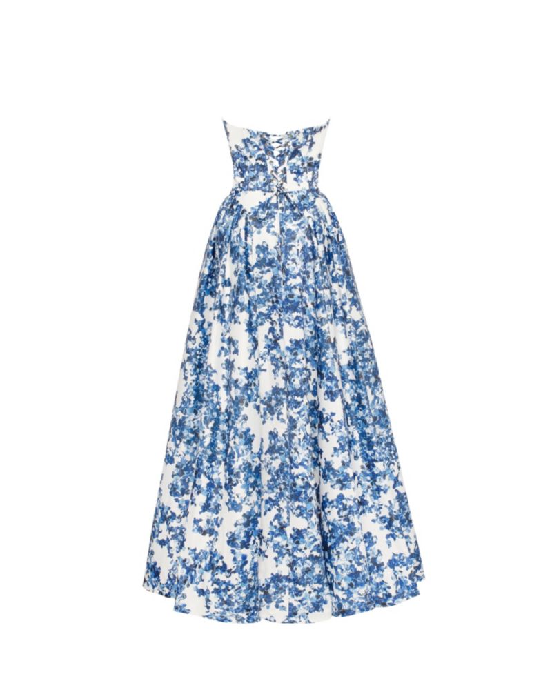 Womens Ravishing Corset Maxi Dress