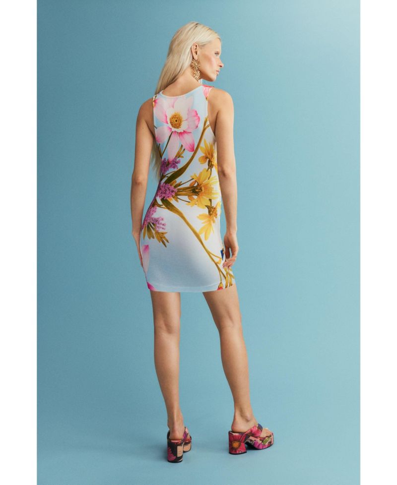 Women's Sleeveless printed dress