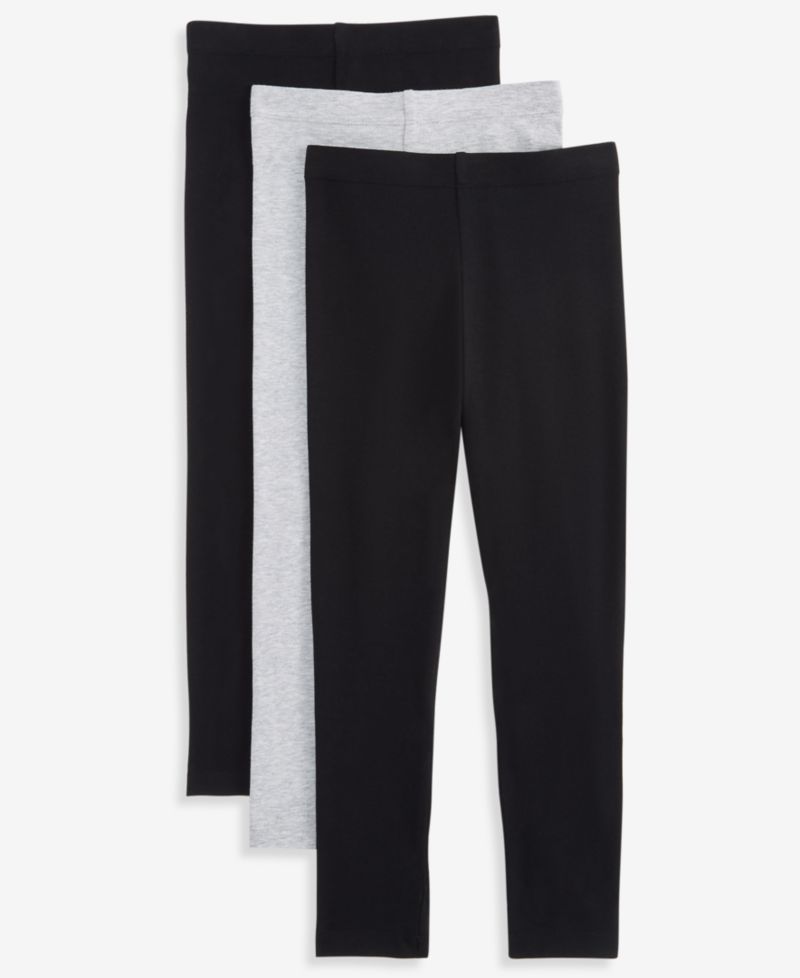 Girls’ Girls’ XS-XL, 2+1 Free Bonus Pack Leggings