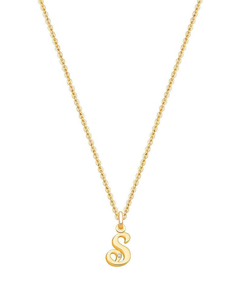 14k Золотой S