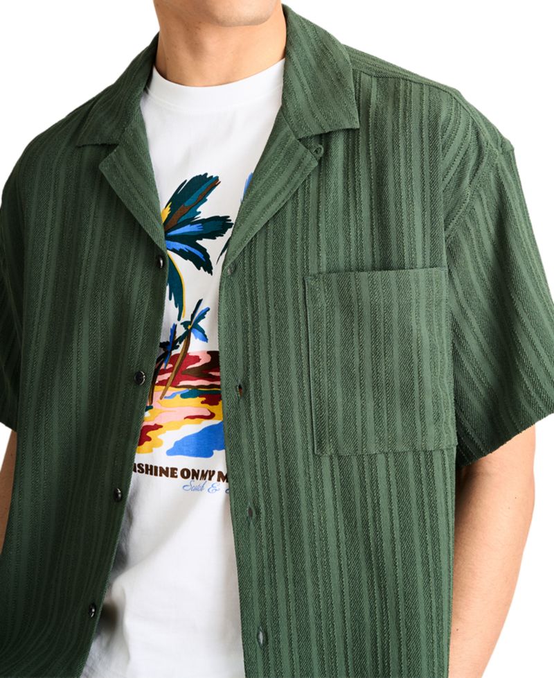 Men's Tonal Stripe Drawstring Shorts