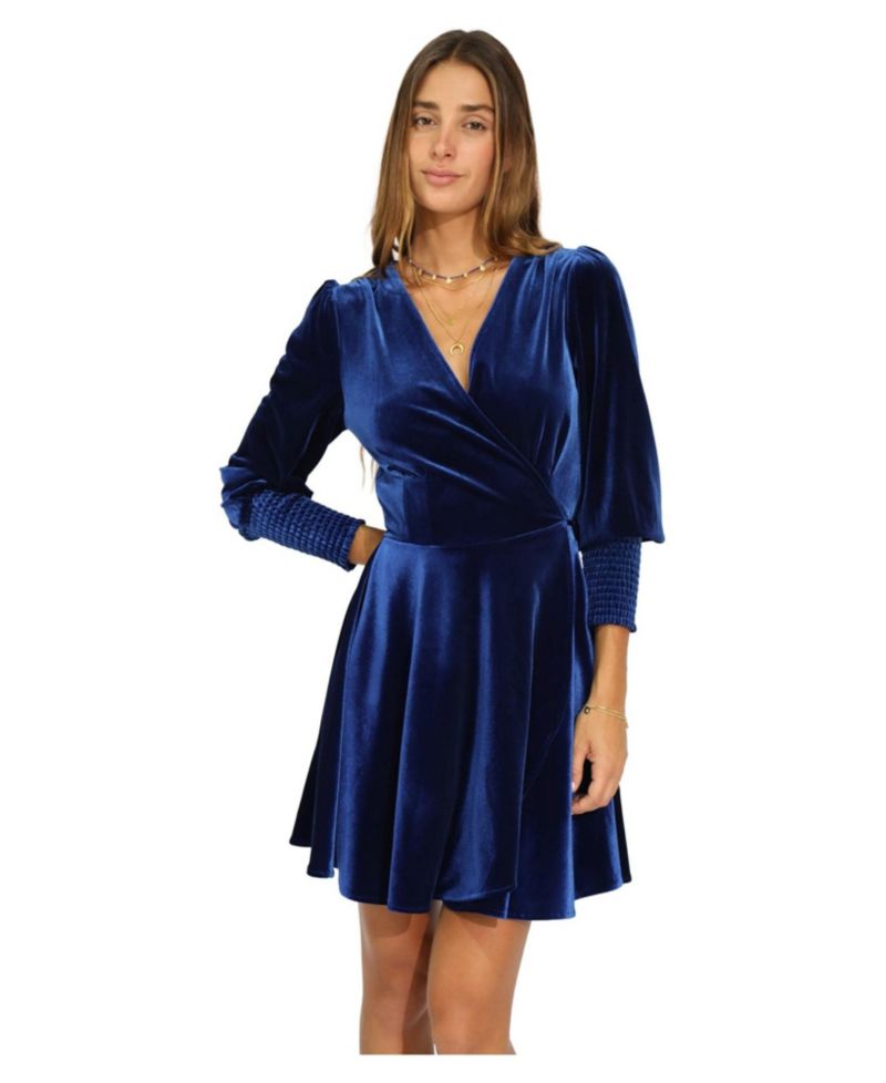 Belle and Bloom Women's Loved You First Velvet Mini Dress