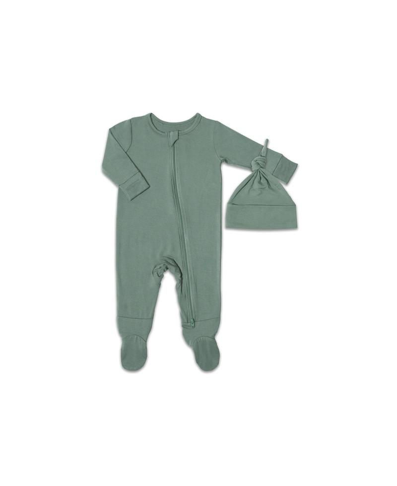 Jersey Long Sleeve Footie and Hat Set