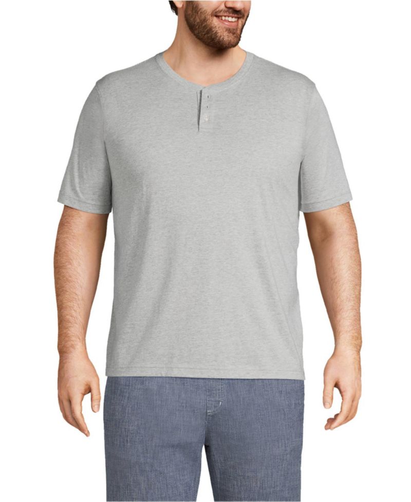 Big & Tall Short Sleeve Super-T Henley T-Shirt
