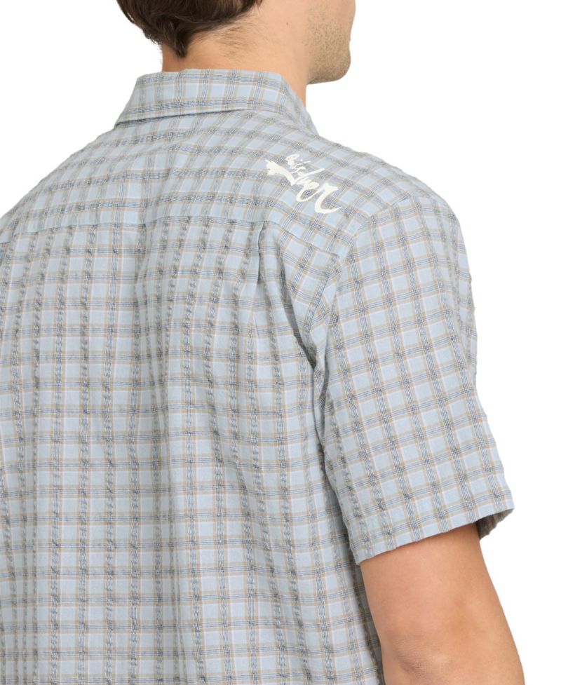Men's Short-Sleeve Plaid Shirt