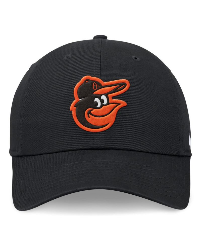 Men's Black Baltimore Orioles Evergreen Club Adjustable Hat