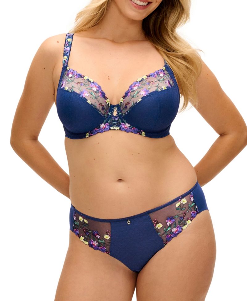 Women's Marie Full Coverage Side Support Unlined Lace Bra