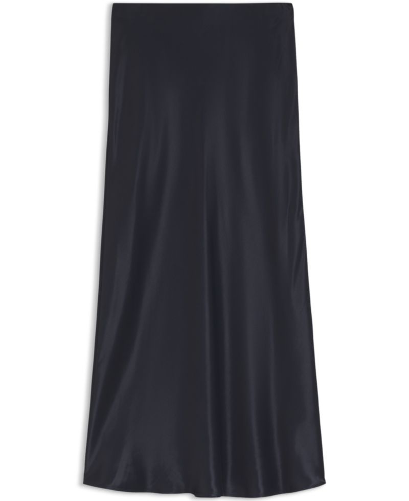 BOSS by Women's Satin A-Line Midi Skirt