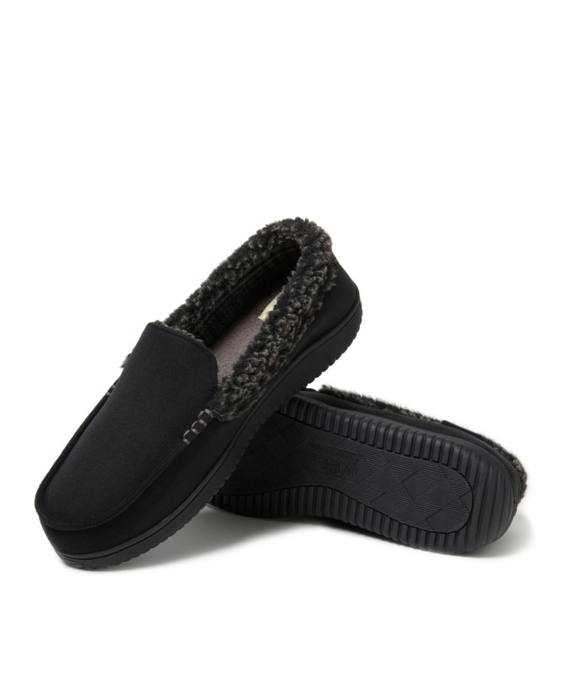 Men's Alexander Microsuede Moccasin House Shoe Slipper