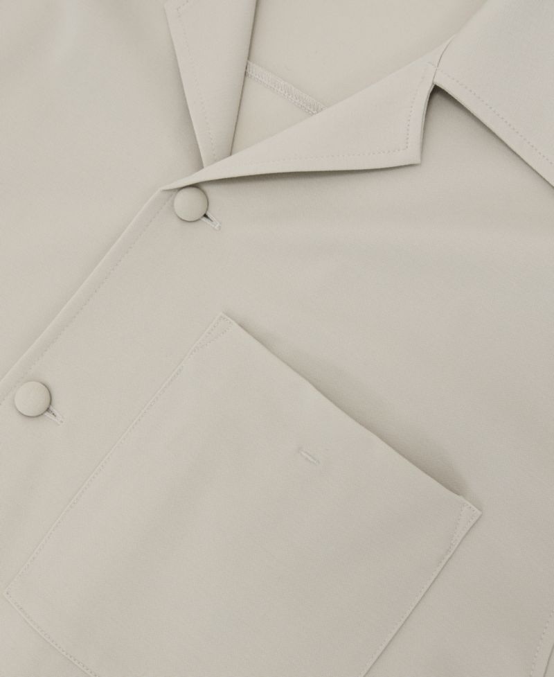 Men's Russo Stretch Cuban-Collar Short-Sleeve Shirt