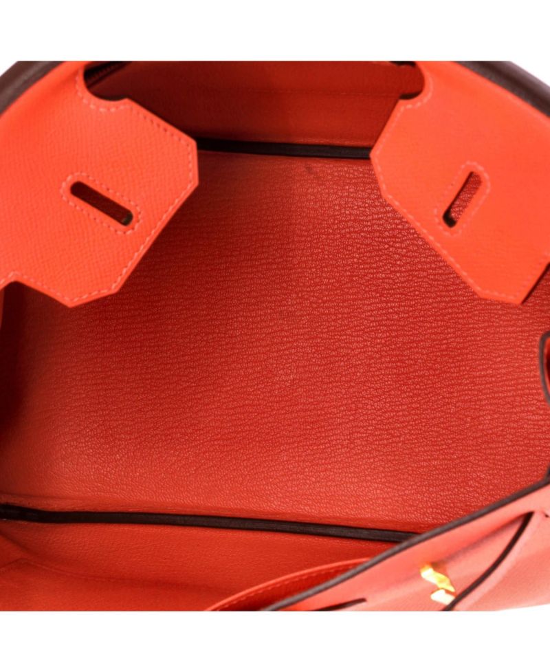 Birkin 30 Handbag Red Epsom with Gold Hardware