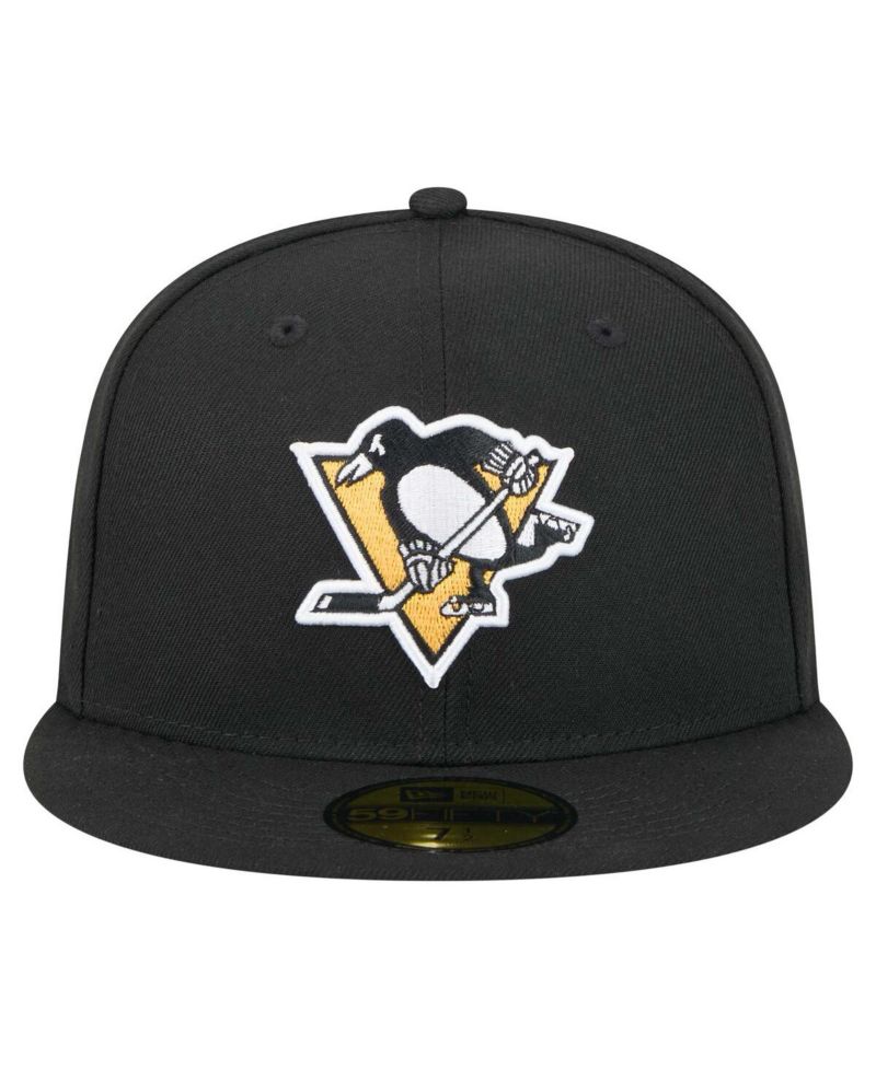 Men's Black Pittsburgh Penguins Core 59FIFTY Fitted Hat