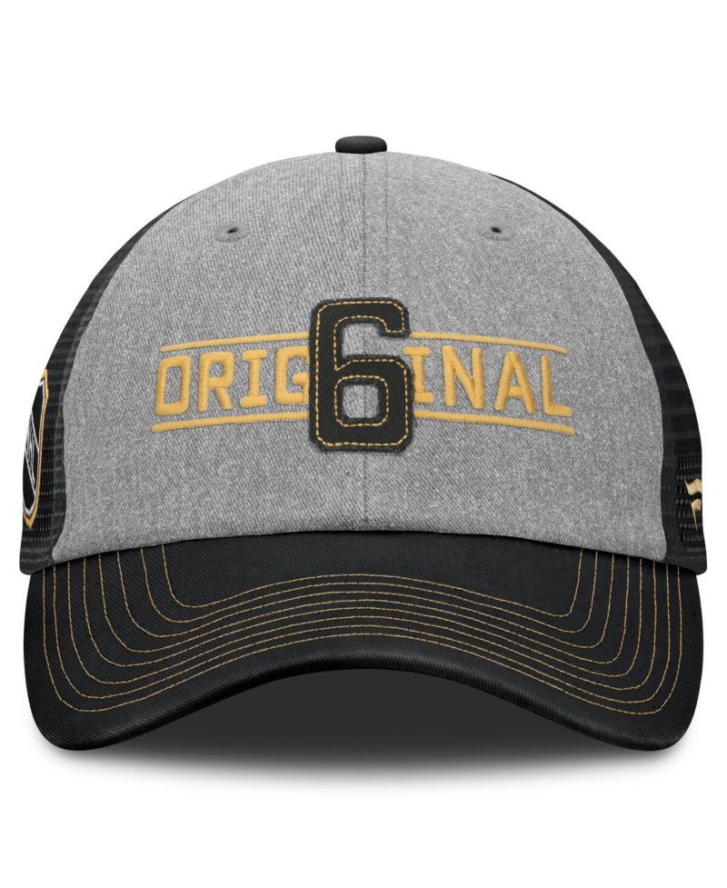 Men's Gray Original 6 Rugged Trucker Adjustable Hat