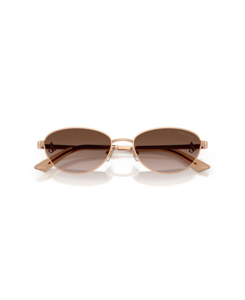 Women's Oval Brown Gradient Sunglasses JC4032BD