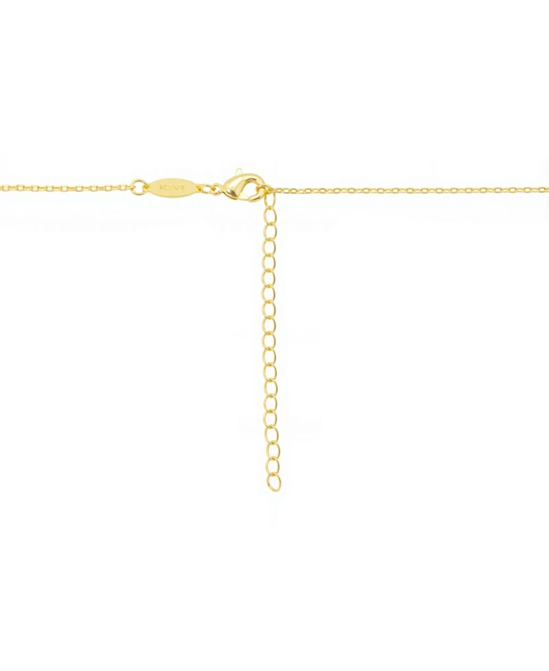 Princess Cubic Zirconia Pendant Charm Necklace