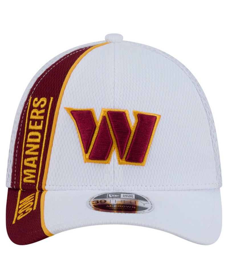 Men's White/Burgundy Washington Commanders Dash 39THIRTY Flex Hat