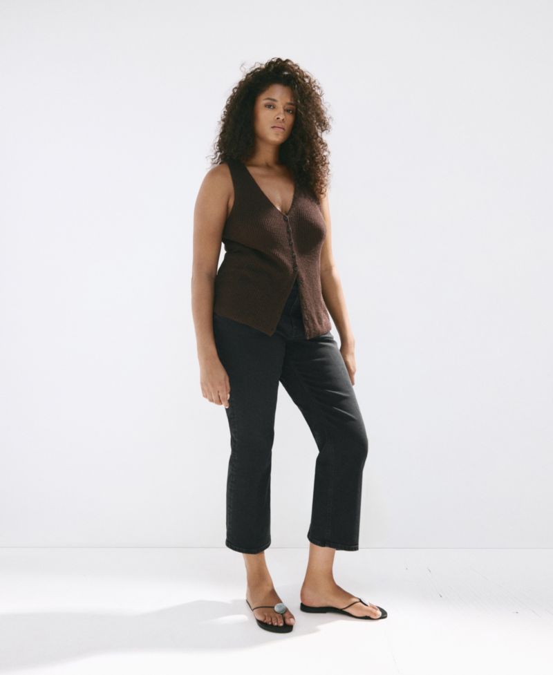 Women's Sienna Mid-Rise Flared Cropped Jeans