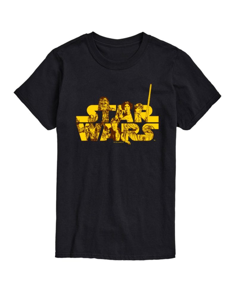 Men's Star Wars Character Logo Short Sleeve T-Shirt