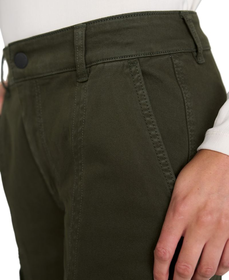 Women's Cargo Straight-Leg Mid-Rise Pants