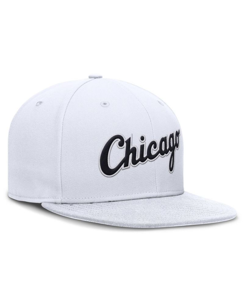 Men's White Chicago White Sox True Performance Fitted Hat