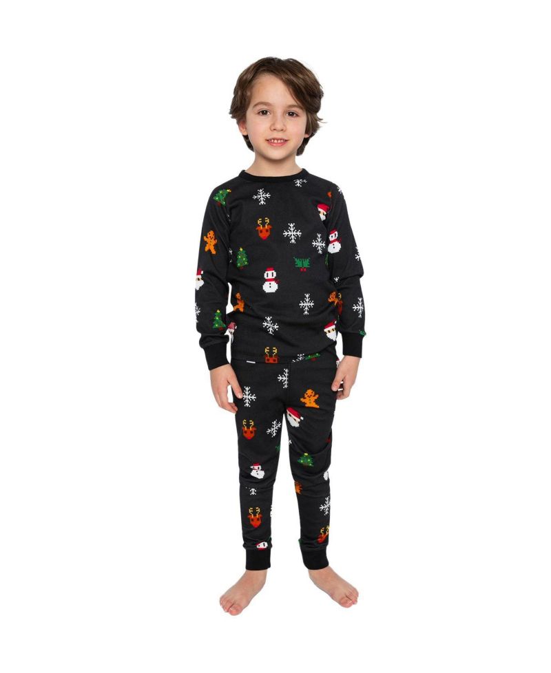 Little and Big Boy (6 - 12) Cotton Two-Piece Pajama Set