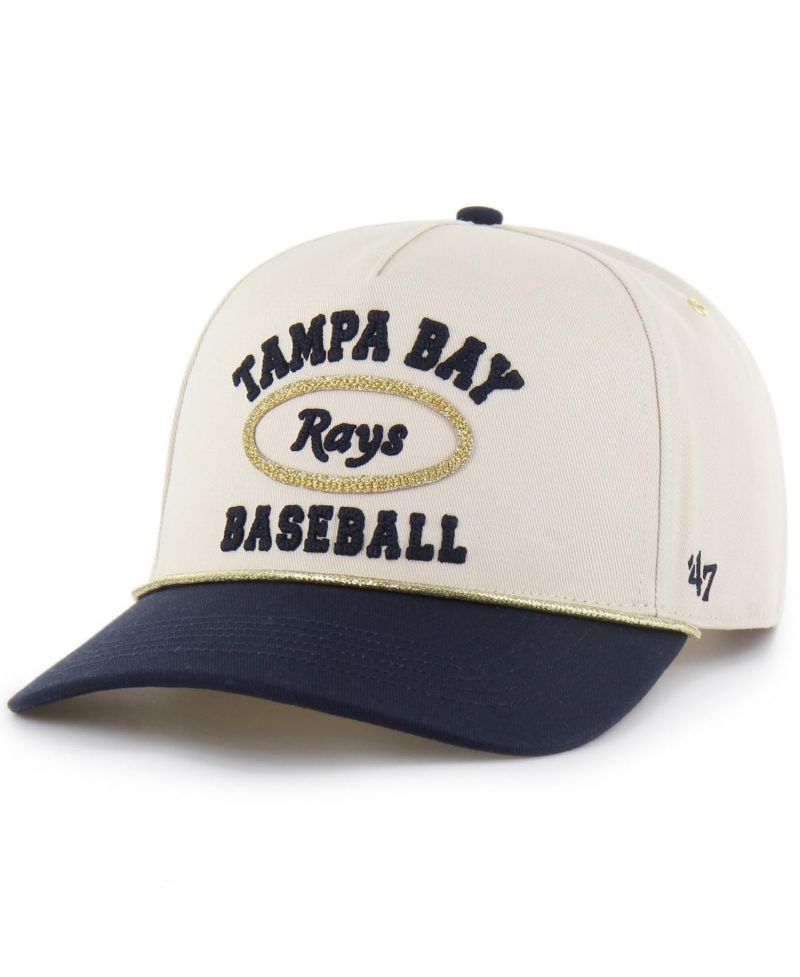 Men's x Natural/Navy Tampa Bay Rays Glitter Rope Hitch Adjustable Hat