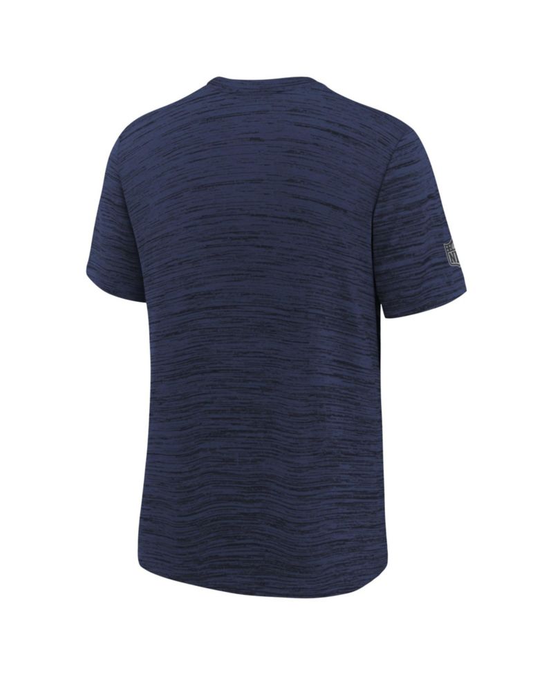 Big Boys and Girls Navy Dallas Cowboys Sideline Velocity Dri-FIT T-Shirt