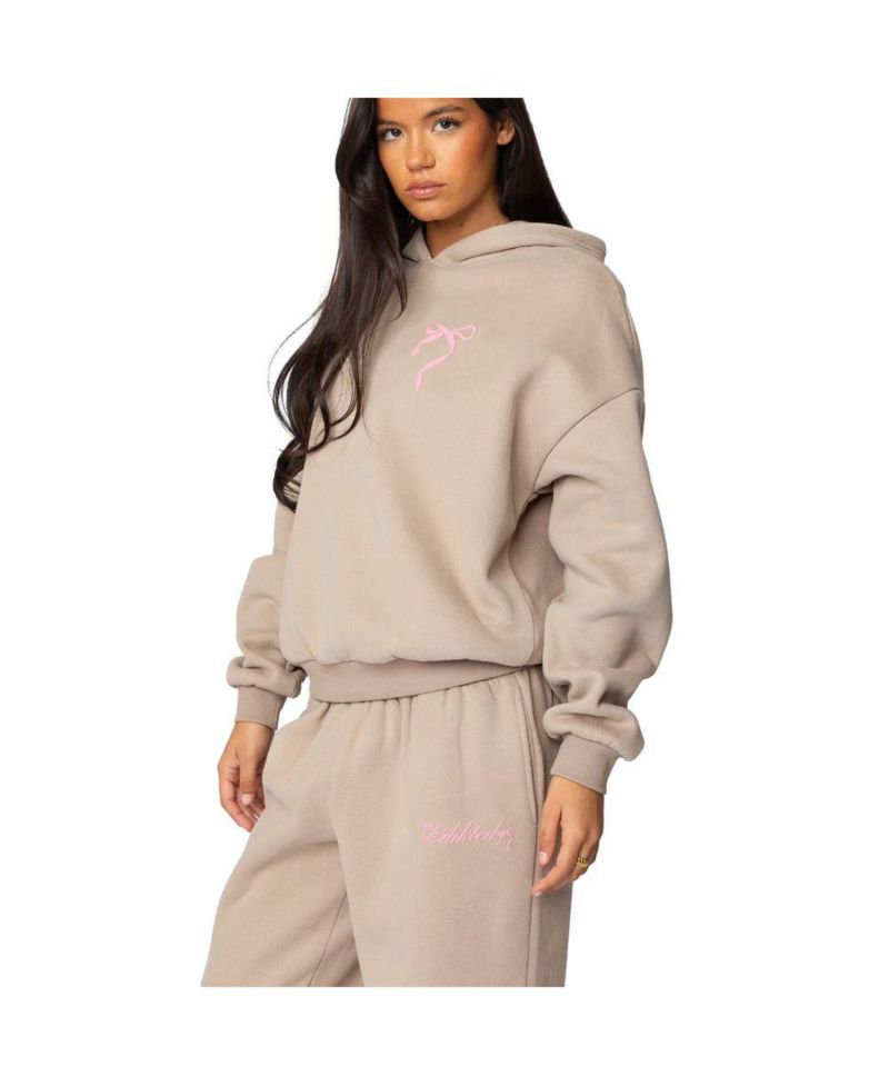 Womens Sasha Bow Detail Hoodie