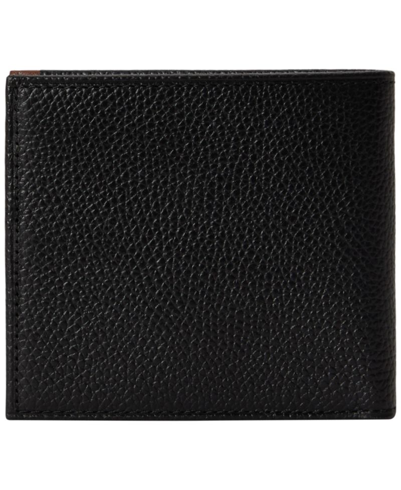 Two-Tone Leather Billfold Wallet