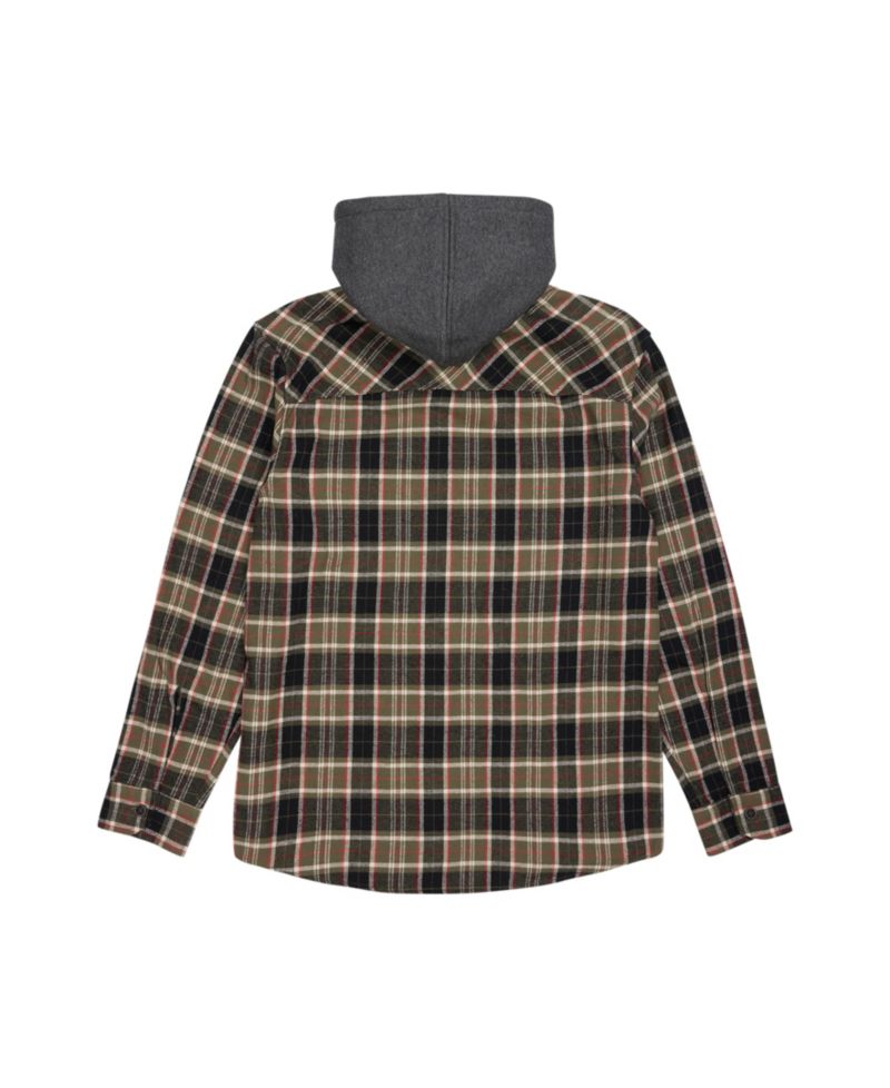 Men's Delton Hooded Flannel Jacket